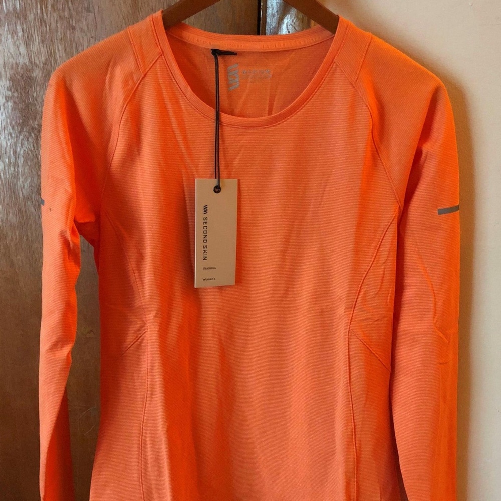 Second Skin Women's Training Stripe LS Top Melon